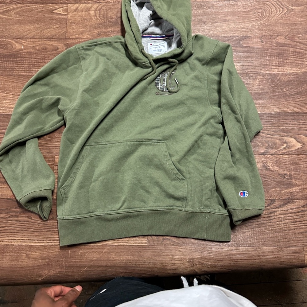 Champion Olive Green Men's Hoodie